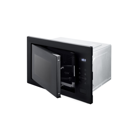 Cuptor cu microunde incorporabil Daewoo, 25 litri, putere 850W, Grill 1200W, display LED, control digital, butoane touch, cavitate gri ceramic, 8 programe predefinite, capac, protector, diametru plato [3]