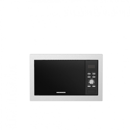 Cuptoare cu microunde - Cuptor cu microunde incorporabil Heinner HMW-BI2360SS, 23 l, Display LED, Timer, Grill, Blocare acces copii, Inox