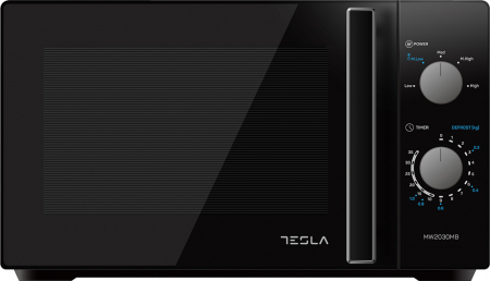 Cuptoare cu microunde - Cuptor cu microunde Tesla MW2030MB 20L, 700W, mecanic, Negru