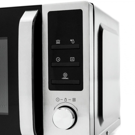 Cuptor cu microunde Vivax MWO-2079BG, 20 l, 700 W, Afisaj Digital, Control Digital, Functie Grill, negru/argintiu [4]