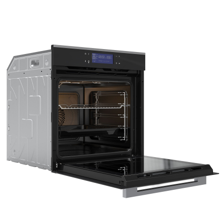 Cuptor Electric 74L, Clasa A+, 13 Funcții, Touch Control LED, Panou Sticlă Neagră – Grill, Convectie 3D, Autocurățare Catalitică [1]