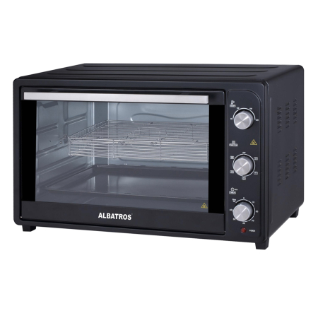 Gratare electrice - Cuptor electric Albatros A72BRCL2, 2200 W, Capacitate 72 litri, Rotisor, Convectie, 4 Programe, Negru2