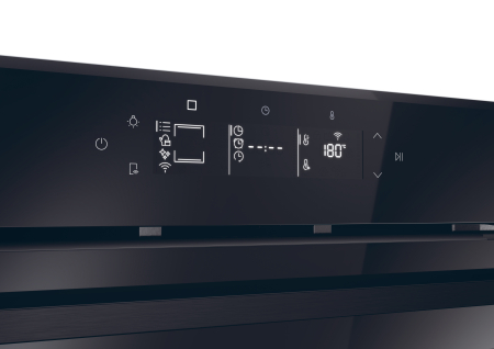 Cuptor electric incorporabil Haier, 78l, 7 niveluri gatire, WiFi, Steam Cleaning, Ghidaj telescopic, Softclose&Softopen, Click&Clean, Clasa A++, Negru [3]