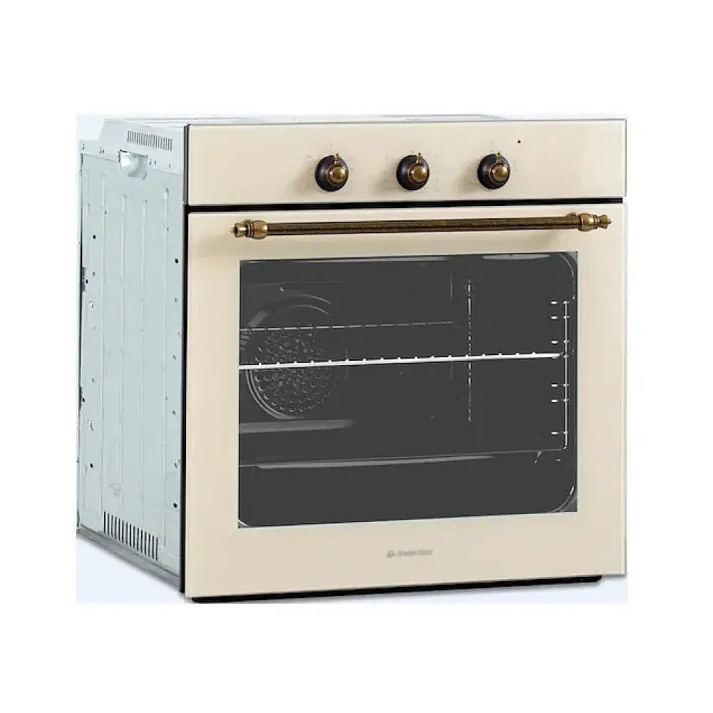 Cuptor electric incorporabil Studio Casa Viva Parma Glass Beige, 60 L, 8 funcții, Grill, Ventilator, Clasa A, Sticlă beige [1]