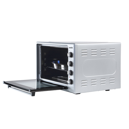 Cuptor electric NobeLTek NLT FSO70X, 70L, 2200W, grill, timer, termostat, sticla dubla, ventilator, iluminare, Gri inox [2]