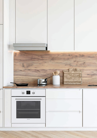 Cuptor electric Pyramis 60IN 2020 White Glass – 8 funcții, clasa A, volum 69L, timer electronic, afișaj digital, Grill, finisaj sticlă albă, design modern, ușor de utilizat și integrat în orice bucătă [1]
