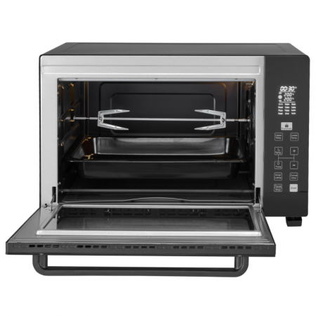 Cuptor electric Samus CSDN-48BRCL3, 48 litri, 12 programe, grill, rotisor, convectie, dezghetare, functie mentinere la cald, afisaj electronic, timer, Negru [2]