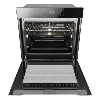 Cuptor incorporabil Amica, X-type, 77L, autocuratare catalitica, touch control, 12 programe, soft close, soft-steam, ghidaje telescopice, negru [3]