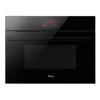 Marelvi - Cuptor incorporabil Amica, X-type, compact, cu microunde, 44L, 5 trepte de putere, 13 programe, child lock, display LED, grill, convectie, negru