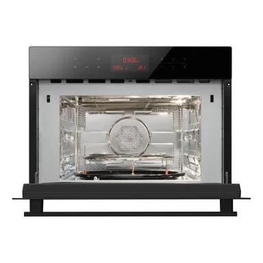 Cuptor incorporabil Amica, X-type, compact, cu microunde, 44L, 5 trepte de putere, 13 programe, child lock, display LED, grill, convectie, negru [3]