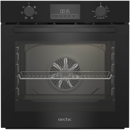 Cuptoare - Cuptor incorporabil Arctic ARVI1130BC, Electric, 71 l, Autocuratare catalitica, Timer, Aqua Drop Clean, Touch & knob control, Clasa A, Negru