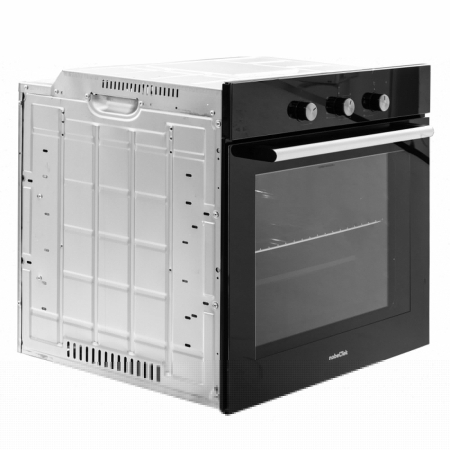 Cuptor incorporabil electric NobelTek NBIO-614BK-1, 5 functii, 3 butoane, timer mecanic, 56L, sticla dubla, ventilator de racire, Negru [4]
