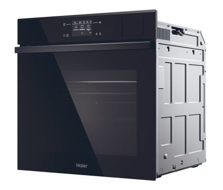 Cuptor incorporabil Haier, 78 l, Autocuratare pirolitica, Clasa A++, Wifi, Camera, Softclose&Softopen da, Click&Clean, Design ID S6,, Negru [2]