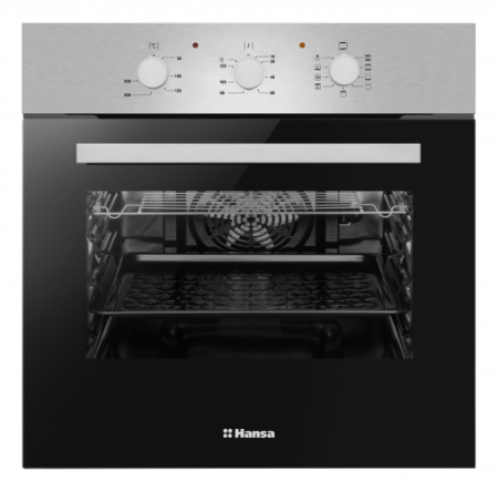 Marelvi - Cuptor incorporabil Hansa Fine Design, programator, 8 functii, grill, ventilator, 62 L, clasa A, inox