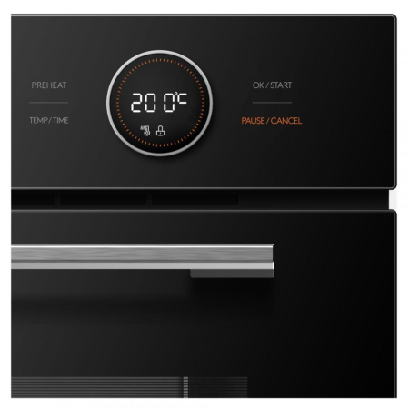 Cuptor incorporabil Heinner HBO-M7210GCDRC-GBK, 72L, 10 Functii, Clasa A+, Timer digital, Grill, Ventilatie, Functie dezghetare, Iluminare, Blocare display, Autocuratare catalica,Geam dublu, Negru [5]