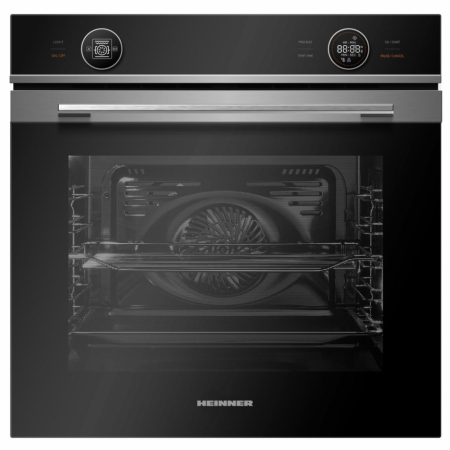 Cuptoare - Cuptor incorporabil HEINNER HBO-M7210GCDRC-GIX, electric, 72L, clasa A+, 10 funcții, autocurățare catalitică, panou Touch, funcție Pizza, Grill, ventilare, blocare copii, inox