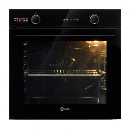 Cuptoare - Cuptor incorporabil LDK 1073BK PREMIUM, Clasa A, Capacitate 73 l, 10 functii, 4 tavi, Grill, Dezghetare, Timer, Iluminare cuptor, temperatura reglabila pana la 300°C, Negru