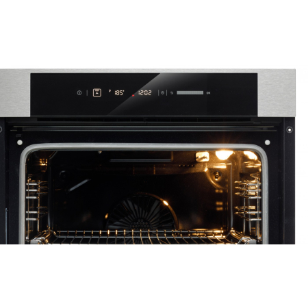 Cuptor incorporabil LDK 1473BKIX PREMIUM, Clasa A, Capacitate 73 l, 10 functii, 4 tavi, Grill, Dezghetare, Timer, Iluminare cuptor, Control Touch, Temperatura reglabila pana la 300°C, Negru/Inox [2]