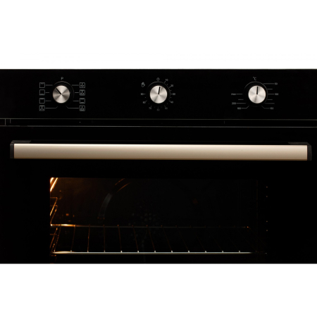 Cuptor incorporabil LDK 718BK, Clasa A, Capacitate 76 litri, 8 functii, Grill, Dezghetare, Timer, Iluminare cuptor, Negru [1]