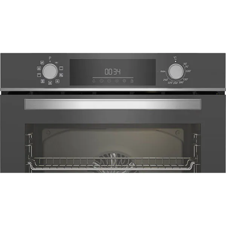 Cuptor incorporabil multifunctional Beko, 72l, Clasa A+, 9 functii de gatire, AEROperfect, 3D Cooking, LED display, autocuratare catalitica, functie curatare SteamShine, Sticla Zara Grey [2]