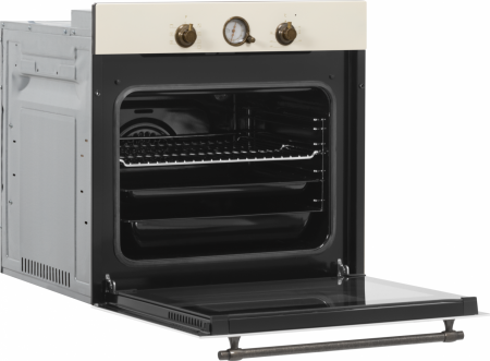 Cuptor incorporabil rustic Fram FBO-S607GCAR-RBG, 60 l, 7 functii, Display analog, Bej [4]