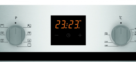 Cuptor incorporabil Samus SC617EXV, clasa energetica A, 6 functii, grill, ventilator, timer, afisaj LCD, 2200 W, Argintiu [3]
