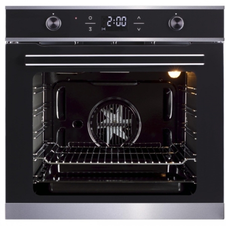 Cuptoare incorporabile - Cuptor incorporabil Samus SC626GDXC9, Ventilator, Autocuratare catalitica, Grill, 2800 W, 9 Functii preparare, Clasa energetica A, Negru