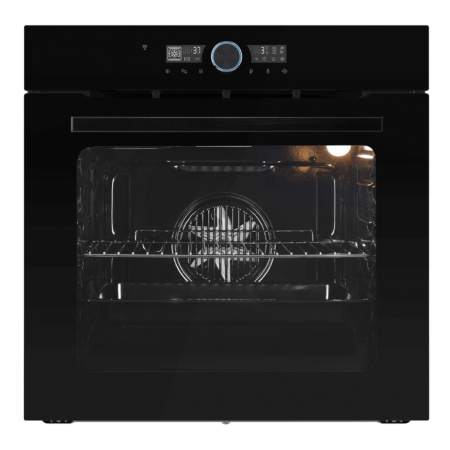 Cuptoare incorporabile - Cuptor incorporabil Samus SC629GD11 WIFI, clasa A,  11 functii, grill, ventilator convectie, functie pizza, functie dezghetare, functie WiFi,  display digital cu touch control, 2800 W, Negru