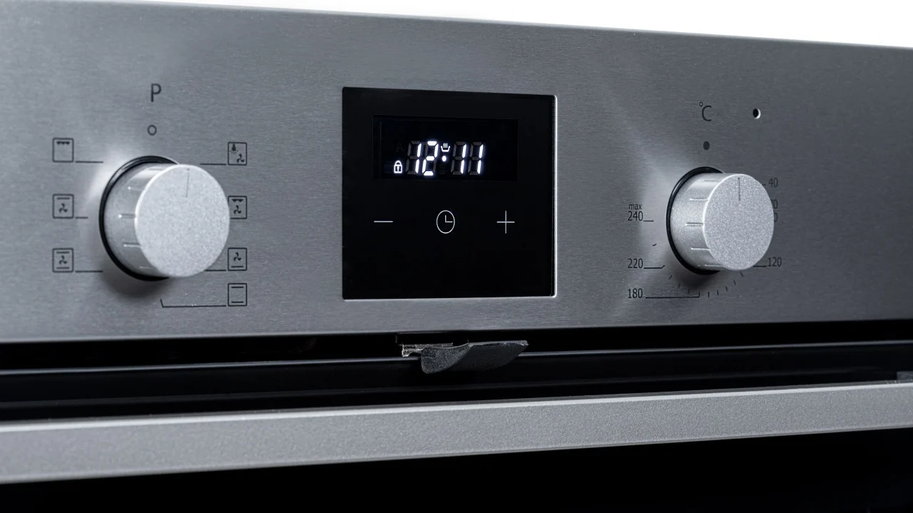 Cuptor incorporabil VIVAX BO-808BFD X, Electric, Clasa A, 80 l, 7 programe + Lumina, Grill, Convectie, Dezghetare, 2500W, Afisaj LCD digital, Timer, Child Lock, Butoane PiPo, Iluminare, Ventilatie tan [2]