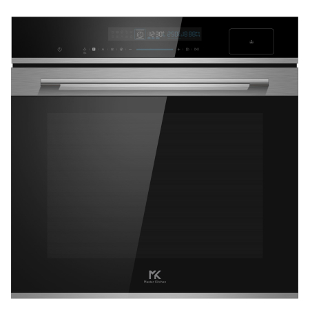 Marelvi - Cuptor multifunctional cu abur Master Kitchen, gama Edge, Display Touch, Volum 72 l, 14 functii de gatire, SteamBake, 3 cicluri de abur (25%, 50%, 75%), Sonda masurare temperatura, Design sticlă neagr