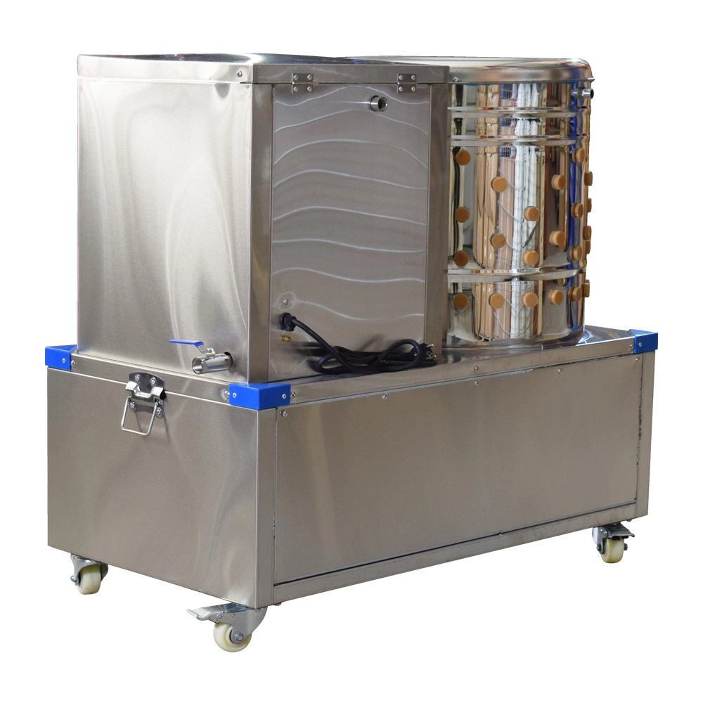 Deplumator cu 136 degete, putere 1500W, cu oparitor 1800W – echipament profesional pentru dezosare rapidă păsări [5]