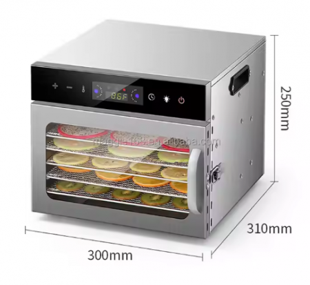 Deshidrator universal alimente, 6 tavi, Inox alimentar, model FD-06 [4]