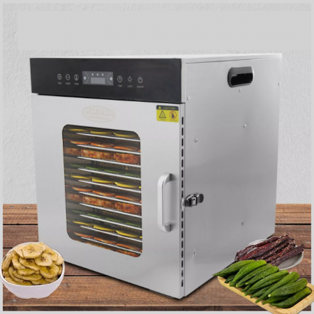 BUCATARIE - Deshidrator universal pentru alimente, 12 tavi, Inox alimentar,  model FD-12
