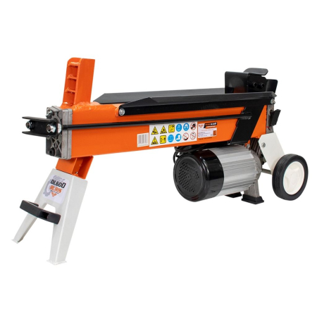BRICOLAJ - Despicator de lemne electric RURIS DL600, 6 tone, 2200W, 230V, diametru despicare 50-250 mm, lungime 520 mm, rezervor hidraulic 3L, roți transport