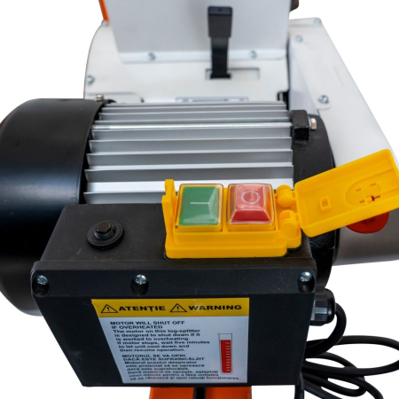 Despicator lemne RURIS DL1000, 10T, 1800W, electric 230V, capacitate despicare 520 mm, roți transport [4]
