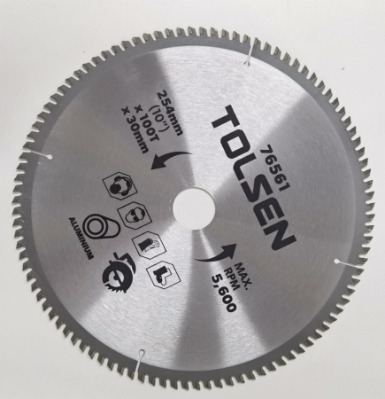 Disc circular cu vidia pentru lemn si aluminiu 254X30X100T [2]