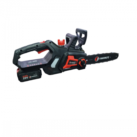 Drujbă Electrică pe Acumulator YM.126 Yamamoto – Motor Brushless, Lățime Lamei 14'', Acumulator 20V/4.0Ah, Întinzător Lanț Auto-Tensionat, Încărcător Inclus [6]