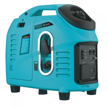 BRICOLAJ - Generator invertor 53.5CC benzina 1100W, DETOOLZ DZ-C260