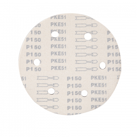Set 10 hartie abraziva discuri / disc hartie abraziva P150 6 gauri 215mm  DZ-C270 [2]