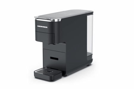 Espressoare, cafetiere si rasnite - Espressor cu capsule HEINNER Cafe Supreme HEMC-DD15BK, 1525W, compatibil Nespresso/Dolce Gusto/ESE Pods/cafea măcinată, display digital Touch, rezervor 1.5L, negru