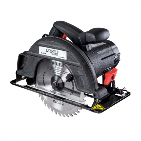 Fierastraie electrice - Ferăstrău circular Raider, disc 185mm, unghi de  90 °, putere 1300W, rpm  4700, RD-CS31