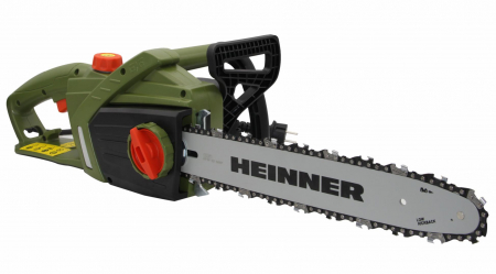 Drujbe - Drujba electrica (fierastrau) cu lant Heinner VDE002, 1800 W, 230 V, 35 cm lungime lama, 13.5 m/s viteza lant, 9.53 mm (3/8) pas lant