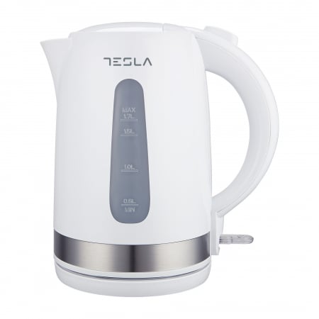 Produse HORECA - Fierbator Tesla KT200WX, 1.7L, 2200W, oprire automata, indicator ON/OFF, Plastic, Alb