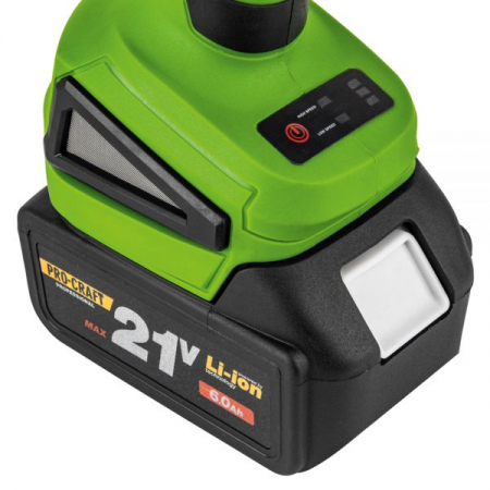 Flex pe acumulator Procraft PWA 216, 21V, 8500 RPM, 125 mm BRUSHLESS [3]