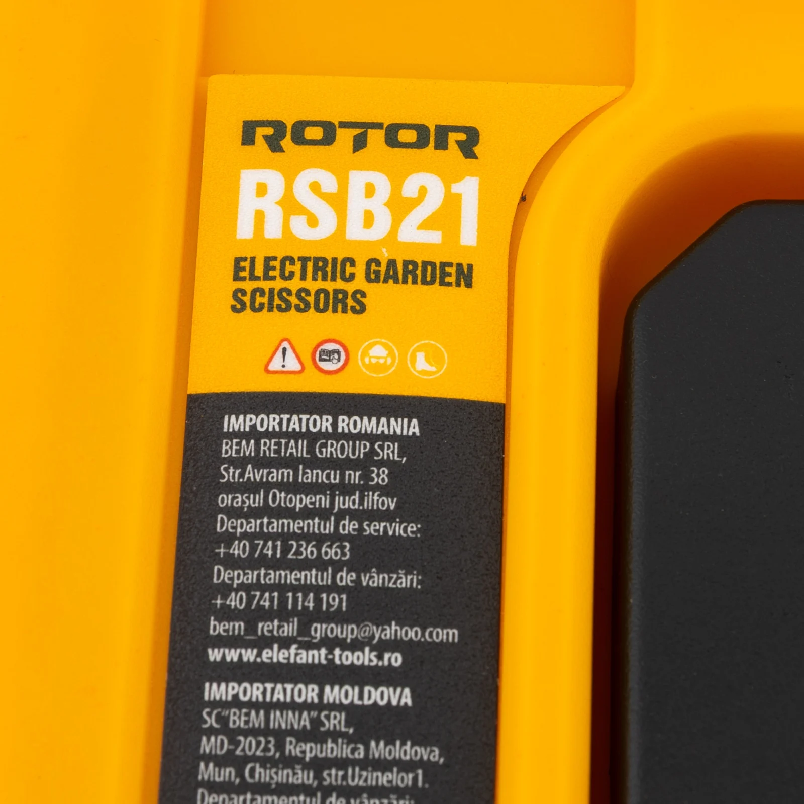 Foarfeca pe acumulator ROTOR RSB21, 2 acumulatori 21V 3Ah, taiere 2.5 cm [8]