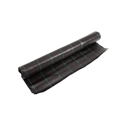 Folie / plasa pentru umbrire - Folie pentru mulcire, rola 1,5m x 100m, grad 100 gr/m2, polietilena, Micul Fermier GF-1856