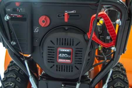 Freză de zăpadă Everest 1009, motor Loncin Winter Engine 12,5 CP, 420 cc, pornire electrică la cheie, lățime de lucru 107 cm, refulare 15 m, încălzire mânere, far LED [5]