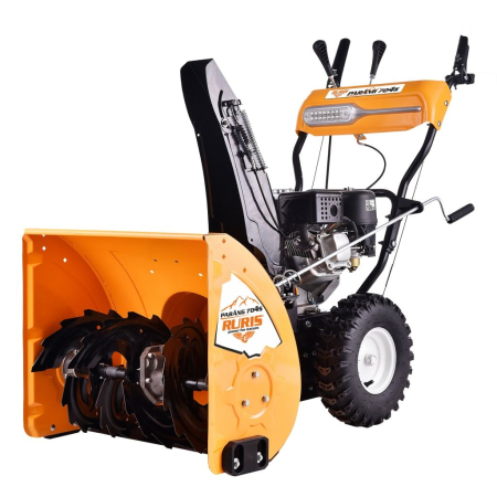 Freze de zapada - Freză de zăpadă Parâng 704S, motor Loncin 7 CP, 212 cc, transmisie cu disc de fricțiune, pornire electrică, lățime de lucru 66 cm, adâncime 51 cm, refulare până la 11 m, far LED