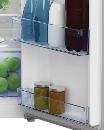 Frigider cu 2 usi Beko, No Frost, 250 L, 165 H, Clasa energetica E, Consum anual energie (kWh): 216 kWh, Metal Look [4]