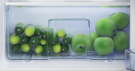 Frigider cu 2 usi Beko, No Frost, 250 L, 165 H, Clasa energetica E, Consum anual energie (kWh): 216 kWh, Metal Look [7]